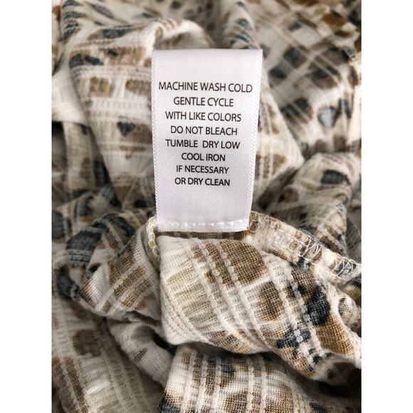 Westbound Woman Pop-Over Top Women's 3X Henley Cuff Short Sleeve NEW - Picture 7 of 7